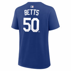 Royal Mookie Betts Los Angeles Dodgers Nike Women's Alternate Name & Number T-Shirt