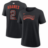 Black Willy Adames San Francisco Giants Nike Women's Alternate Name & Number T-Shirt