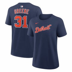 Navy Riley Greene Detroit Tigers Nike Women's Alternate Name & Number T-Shirt