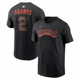 Black Willy Adames San Francisco Giants Nike Alternate Name & Number T-Shirt