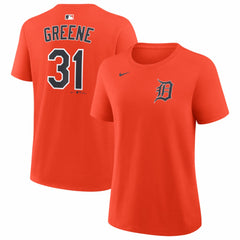 Orange Riley Greene Detroit Tigers Nike Women's Name & Number T-Shirt