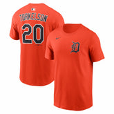 Orange Spencer Torkelson Detroit Tigers Nike Name & Number T-Shirt