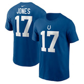 Daniel Jones Name & Number T-Shirt - Indianapolis Colts T-shirts