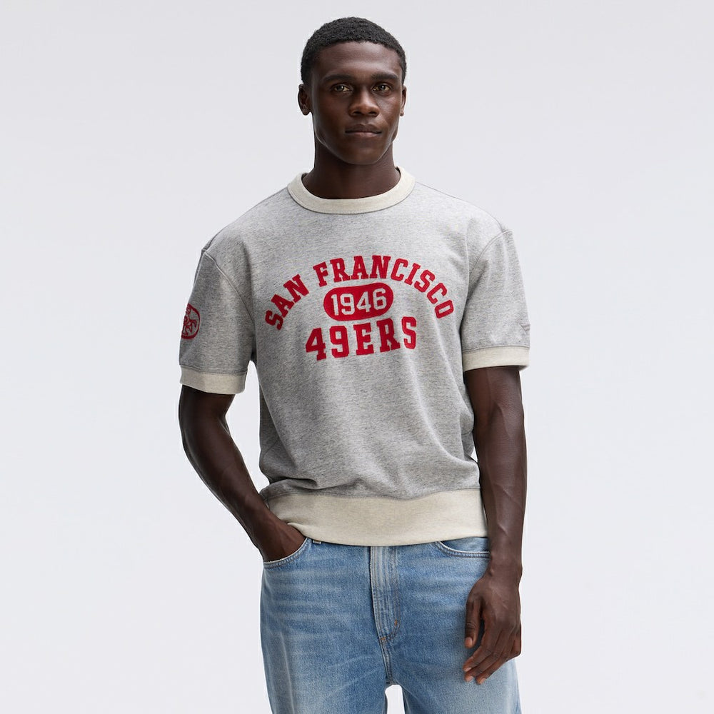 IconicFleece Short Sleeve Sweatshirt - San Francisco 49ers Sweatshirts