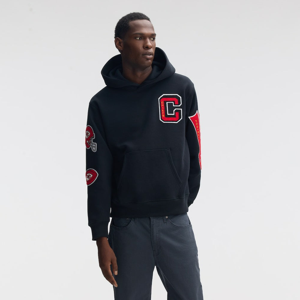 IconicFleece Letterman Hoodie - Kansas City Chiefs Hoodies