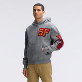 IconicFleece Letterman Hoodie - San Francisco 49ers Hoodies