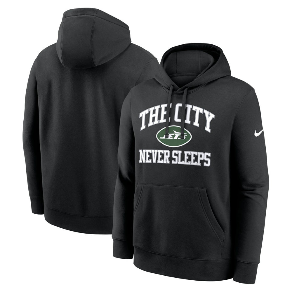The City Never Sleeps Club Fleece Hoodie - New York Jets Hoodies