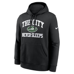 The City Never Sleeps Club Fleece Hoodie - New York Jets Hoodies