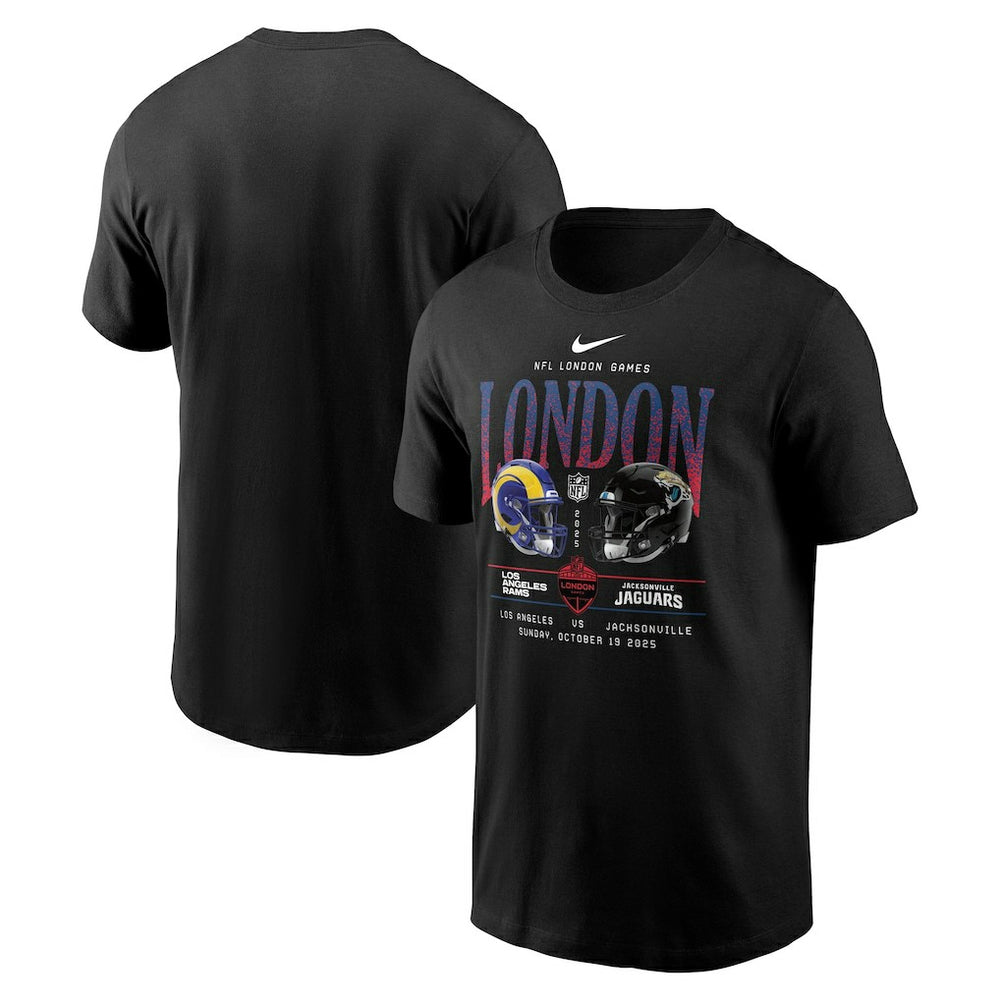 Los Angeles Rams vs. International Games London 2025 T-Shirt - Jacksonville Jaguars T-shirts