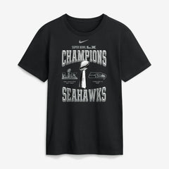 Super Bowl LX Champions Locker Room Trophy Collection Replica T-Shirt - Seattle Seahawks T-shirts