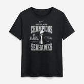 Women's Super Bowl LX Champions Locker Room Trophy Collection T-Shirt - Seattle Seahawks T-shirts
