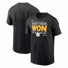 2025 AFC North Division Champions Locker Room Trophy Collection T-Shirt - Pittsburgh Steelers T-shirts