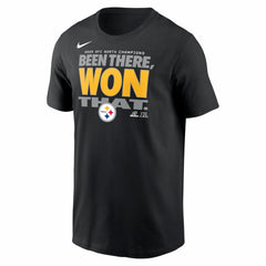 2025 AFC North Division Champions Locker Room Trophy Collection T-Shirt - Pittsburgh Steelers T-shirts