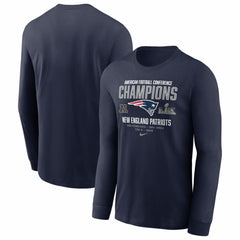 2025 AFC Champions Team Nation Long Sleeve T-Shirt - New England Patriots T-shirts
