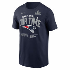Super Bowl LX Clear Sign T-Shirt - New England Patriots T-shirts