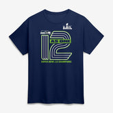 Super Bowl LX Champions Hometown On Top T-Shirt - Seattle Seahawks T-shirts