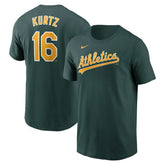 Green Nick Kurtz Athletics Nike Fuse Name & Number T-Shirt