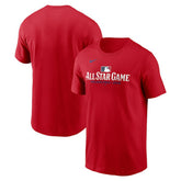 Red Nike 2026 MLB All-Star Game Wordmark T-Shirt