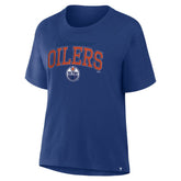 NHL Edmonton Oilers Fanatics Women's Line Change Legacy T-Shirt