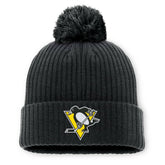 NHL Pittsburgh Penguins Fanatics 2025 NHL Global Series Sweden Cuffed Knit Hat with Pom