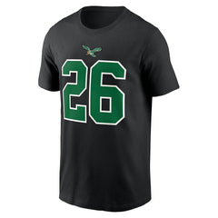 Saquon Barkley Player Name & Number T-Shirt - Philadelphia Eagles T-shirts