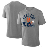 Heather Gray Detroit Tigers Fanatics Nostalgia Tri-Blend T-Shirt