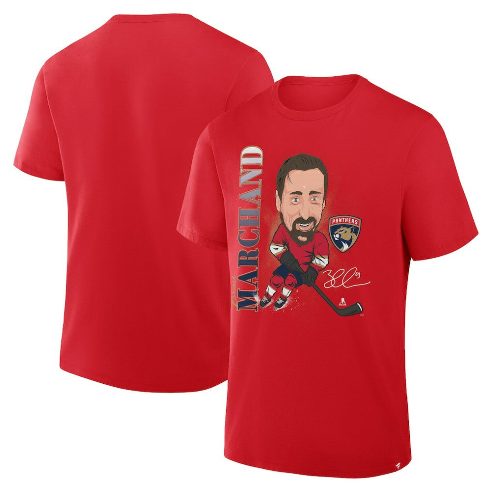 NHL Brad Marchand Florida Panthers Fanatics Caricature Player T-Shirt