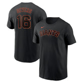 Black Rafael Devers San Francisco Giants Nike Home Name & Number T-Shirt