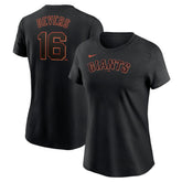 Black Rafael Devers San Francisco Giants Nike Women's Name & Number T-Shirt