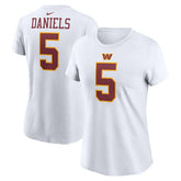 Jayden Daniels Women's Super Bowl Era Name & Number T-Shirt - Washington Commanders T-shirts