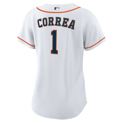 White Carlos Correa Houston Astros Nike Women's Home Replica Jersey