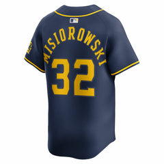 Navy Jacob Misiorowski Milwaukee Brewers Nike Alternate Limited Jersey