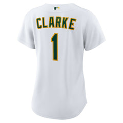 White Denzel Clarke Athletics Nike Women's Home Replica Jersey