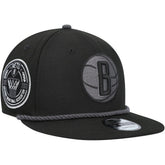 New Era Brooklyn Nets Back Laurels 9FIFTY Snapback Hat