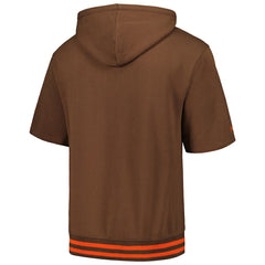 Pre-Game Short Sleeve Pullover Hoodie - Cleveland Browns Hoodies
