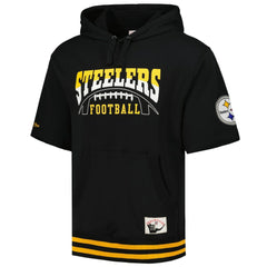 Pre-Game Short Sleeve Pullover Hoodie - Pittsburgh Steelers Hoodies