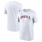White Los Angeles Angels Nike New Legend Wordmark Dri-FIT T-Shirt