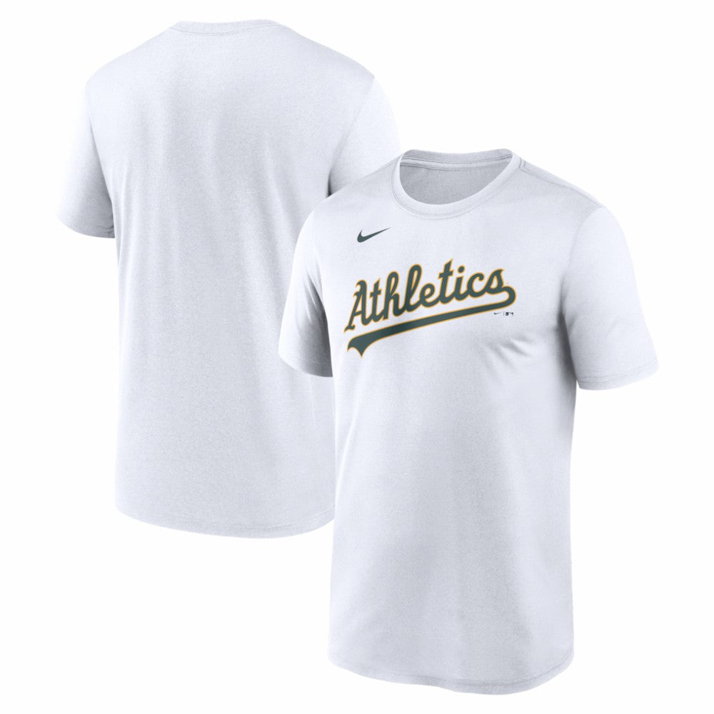 White Athletics Nike New Legend Wordmark Dri-FIT T-Shirt