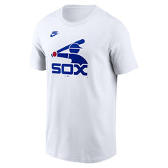 White Chicago White Sox Nike Cooperstown Collection Logo T-Shirt