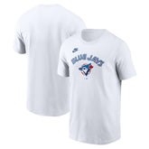 White Toronto Blue Jays Nike Cooperstown Collection Wordmark T-Shirt