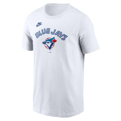 White Toronto Blue Jays Nike Cooperstown Collection Wordmark T-Shirt