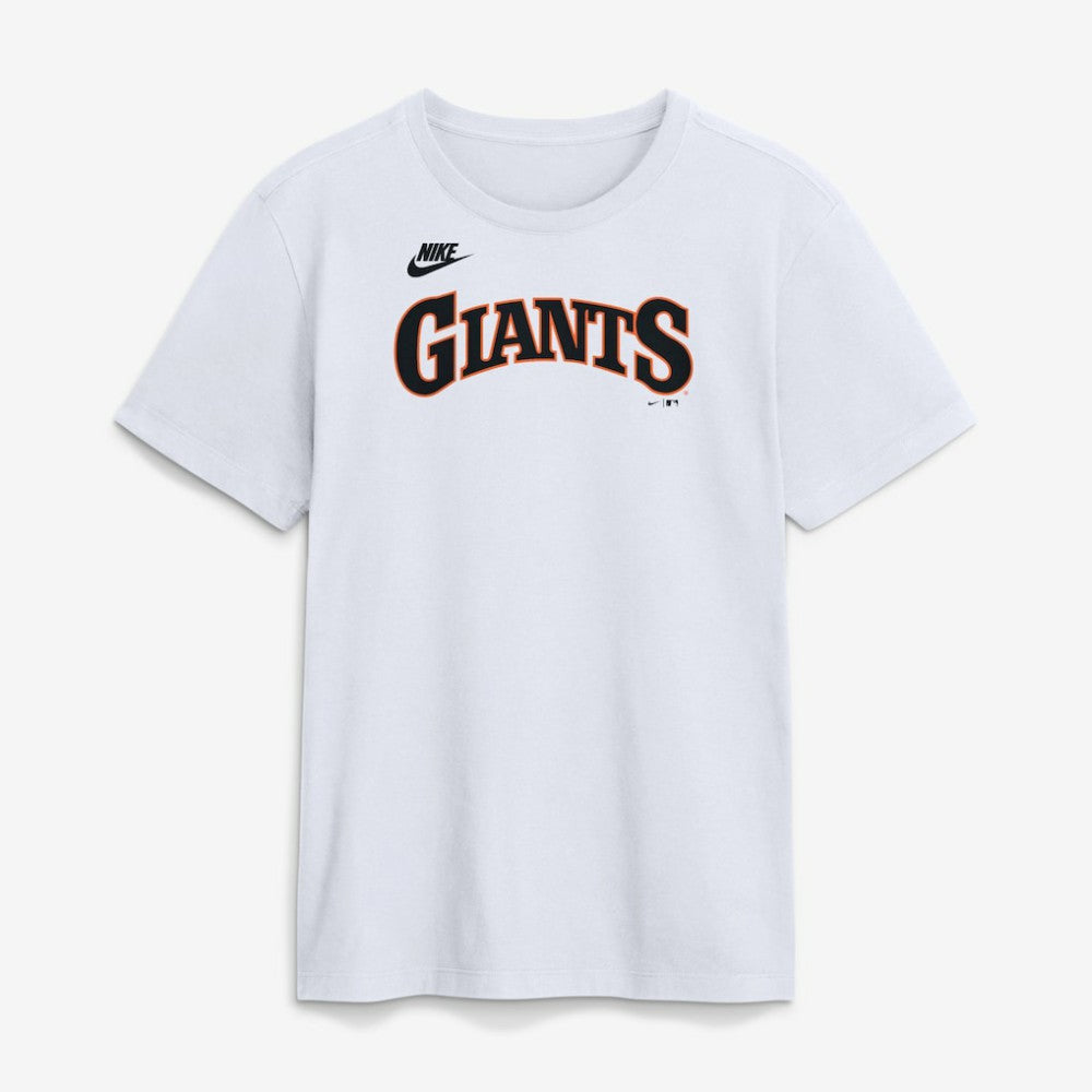 White San Francisco Giants Nike Cooperstown Collection Wordmark T-Shirt