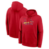 Red St. Louis Cardinals Nike Dri-Fit Club Hoodie