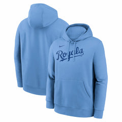 Light Blue Kansas City Royals Nike Dri-Fit Club Hoodie