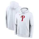 White Philadelphia Phillies Nike Logo Club Hoodie