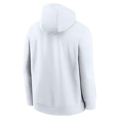 White Milwaukee Brewers Nike Logo Club Hoodie