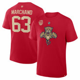 NHL Brad Marchand Florida Panthers Fanatics 2026 NHL Winter Classic Authentic Stack Name & Number T-Shirt