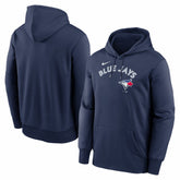 Navy Toronto Blue Jays Nike Primary Wordmark Therma Hoodie