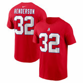 TreVeyon Henderson Name & Number T-Shirt - New England Patriots T-shirts
