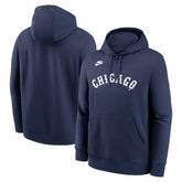 Navy Chicago White Sox Nike Cooperstown Collection Wordmark Club Hoodie